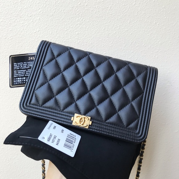 CHANEL Handbags - SOLD Chanel boy wallet on chain